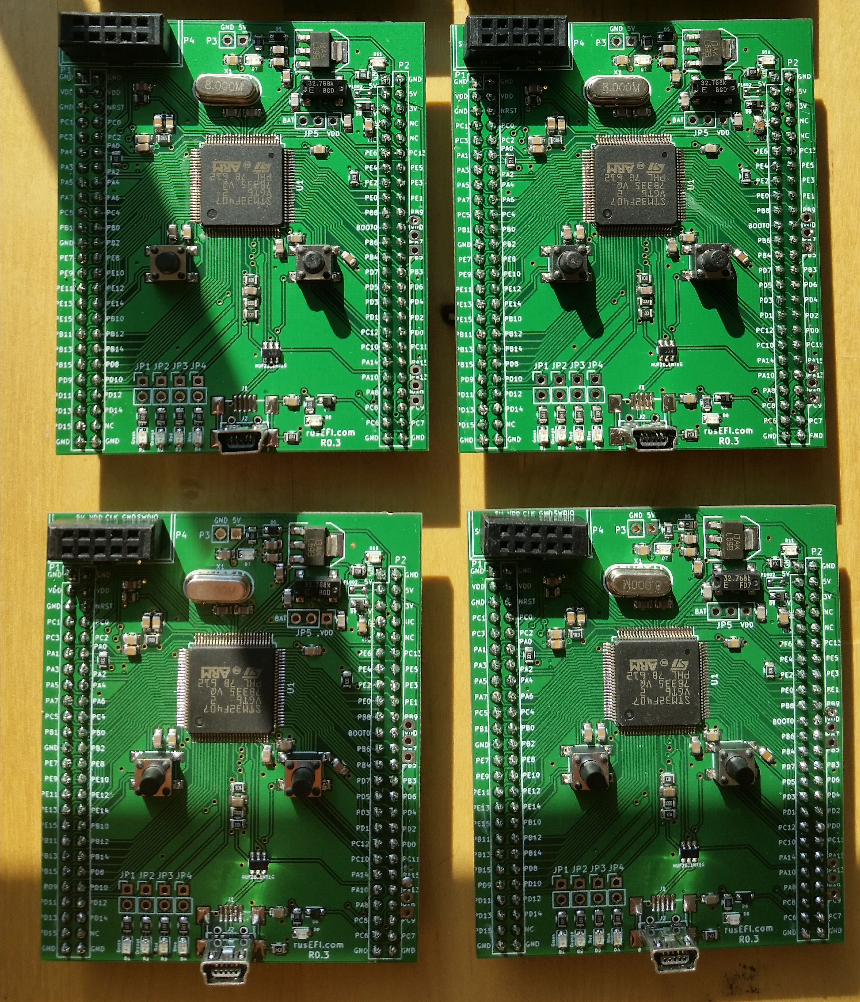 Brain board STM32F407, from the project README
