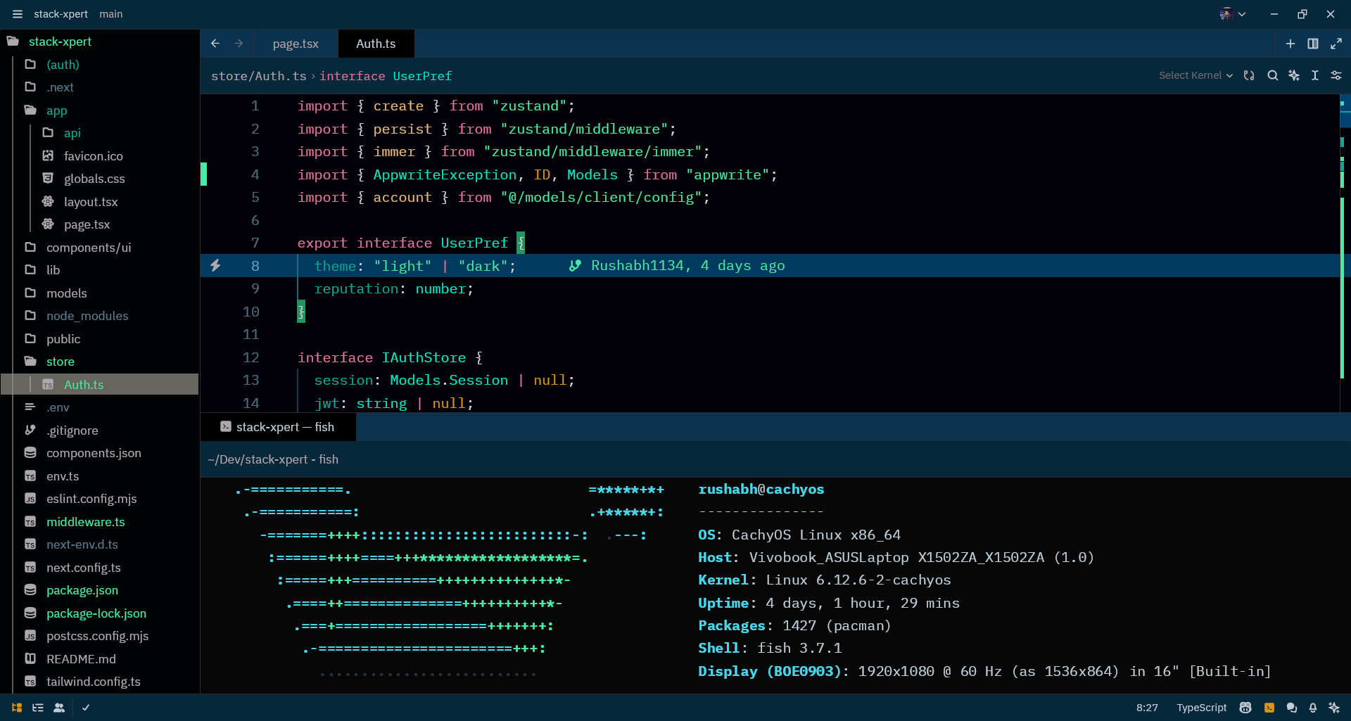 Chai Theme Dark