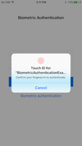 GitHub - rushisangani/BiometricAuthentication: Use Apple FaceID or