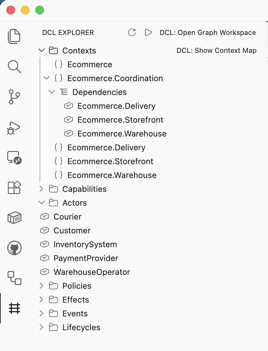 DCL Explorer