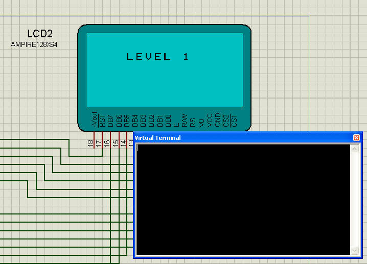 Screenshot of Sequence running in a simulated computer