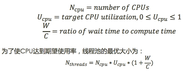 线程池的最优大小