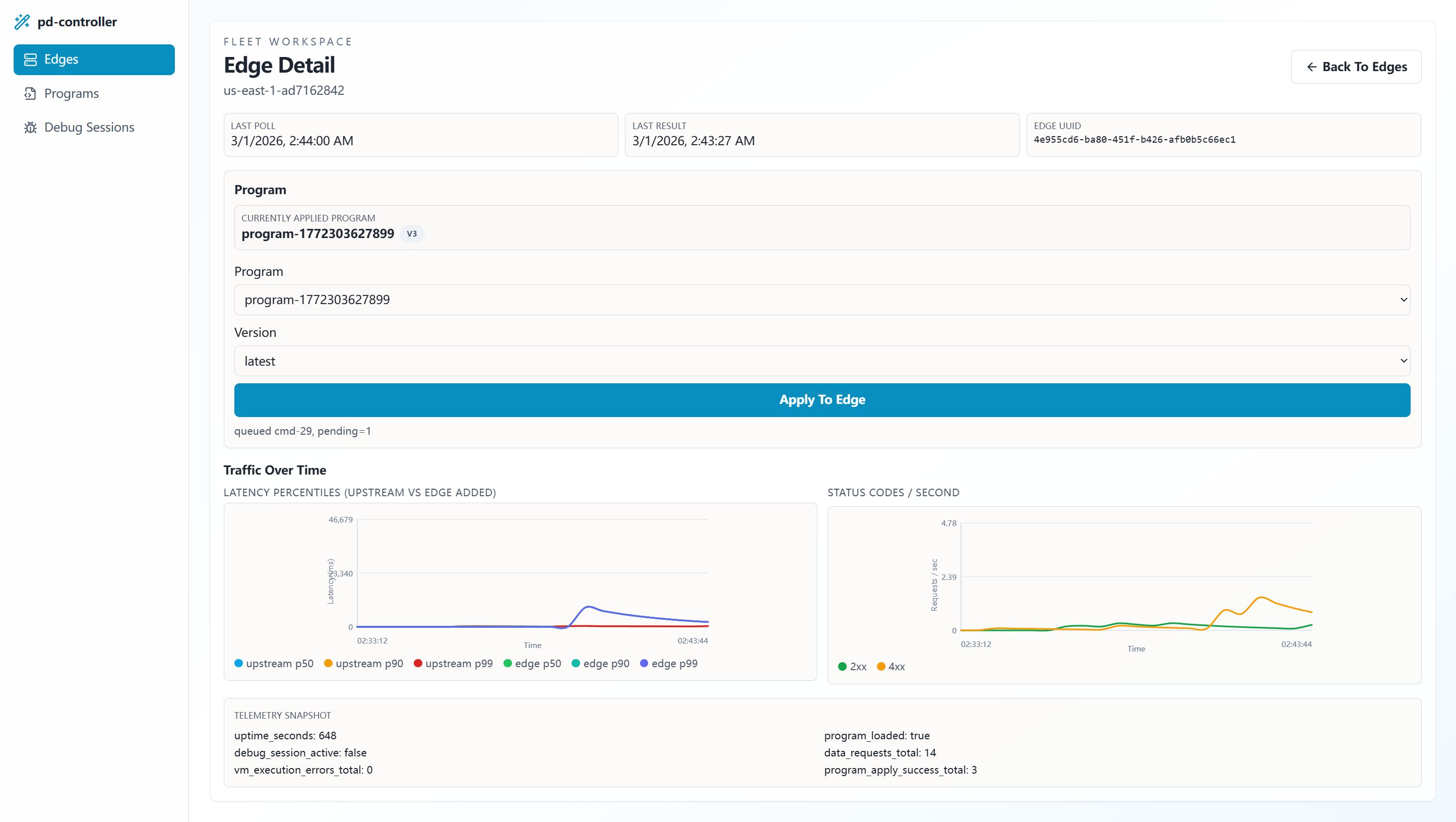 pd-controller edge overview