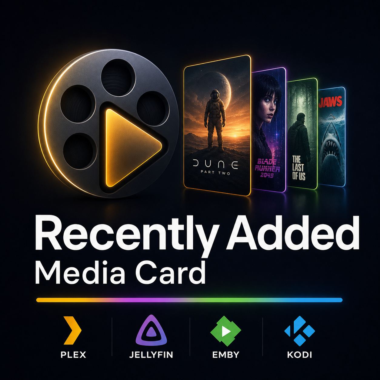 Recently Added Media Card