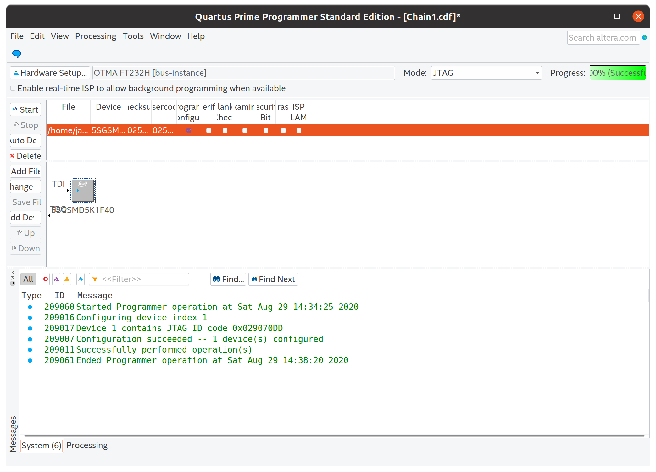 Quartus Programmer