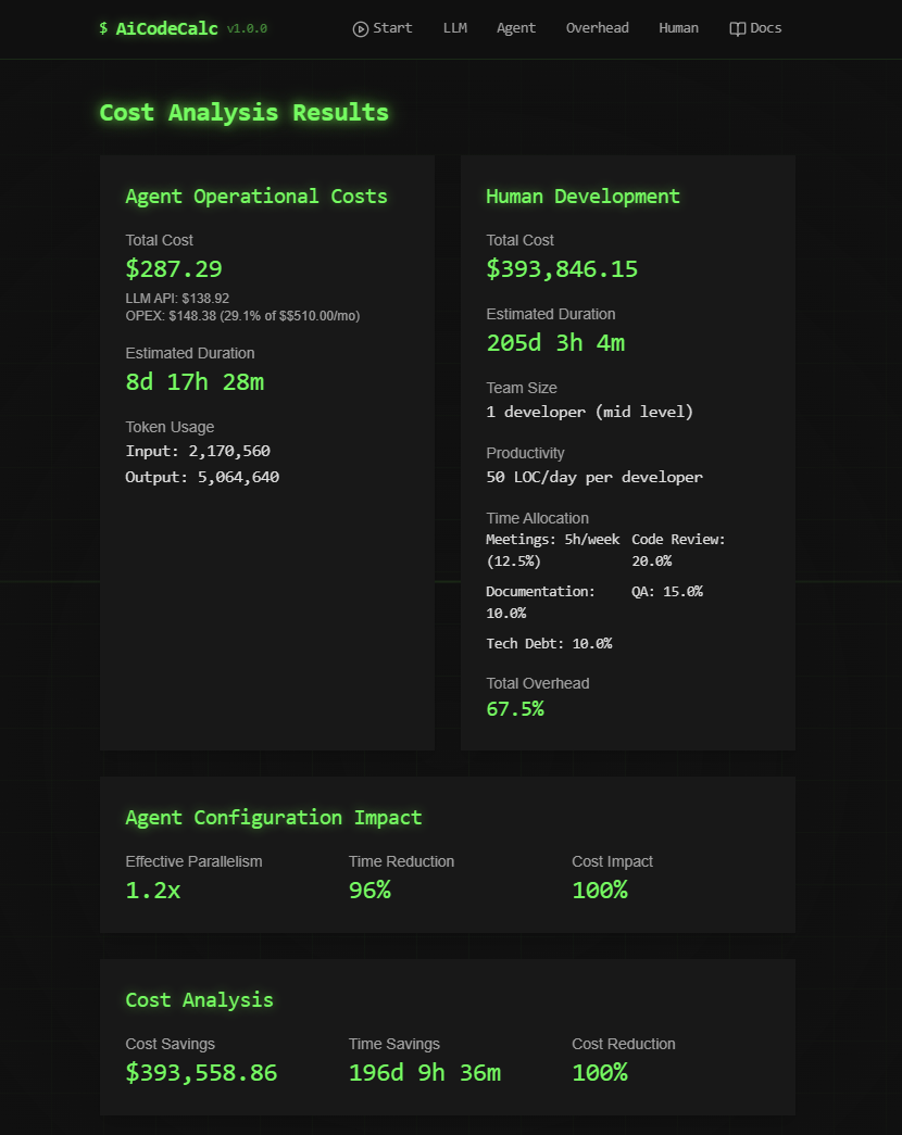 AiCodeCalc Screenshot