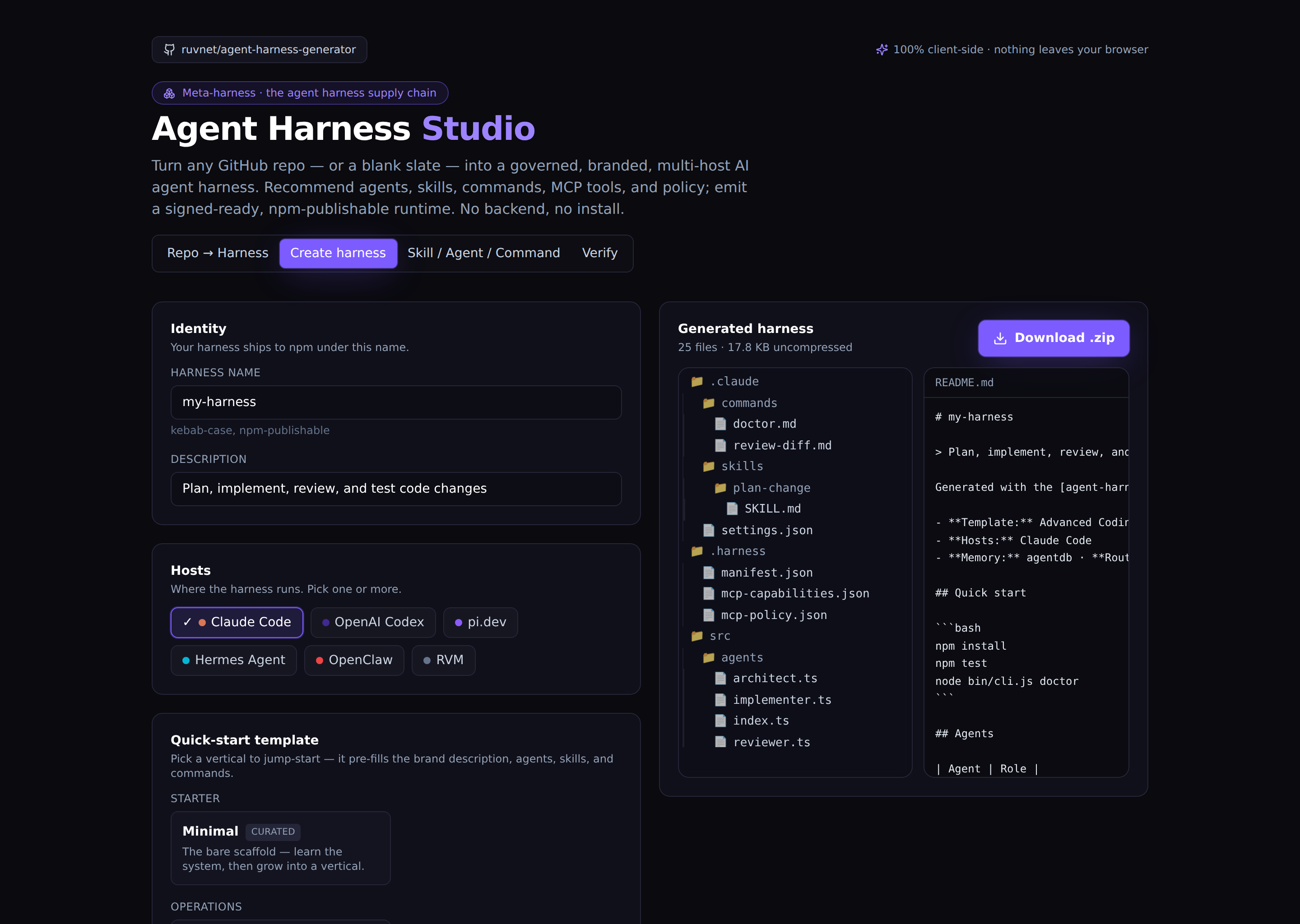 Agent Harness Studio