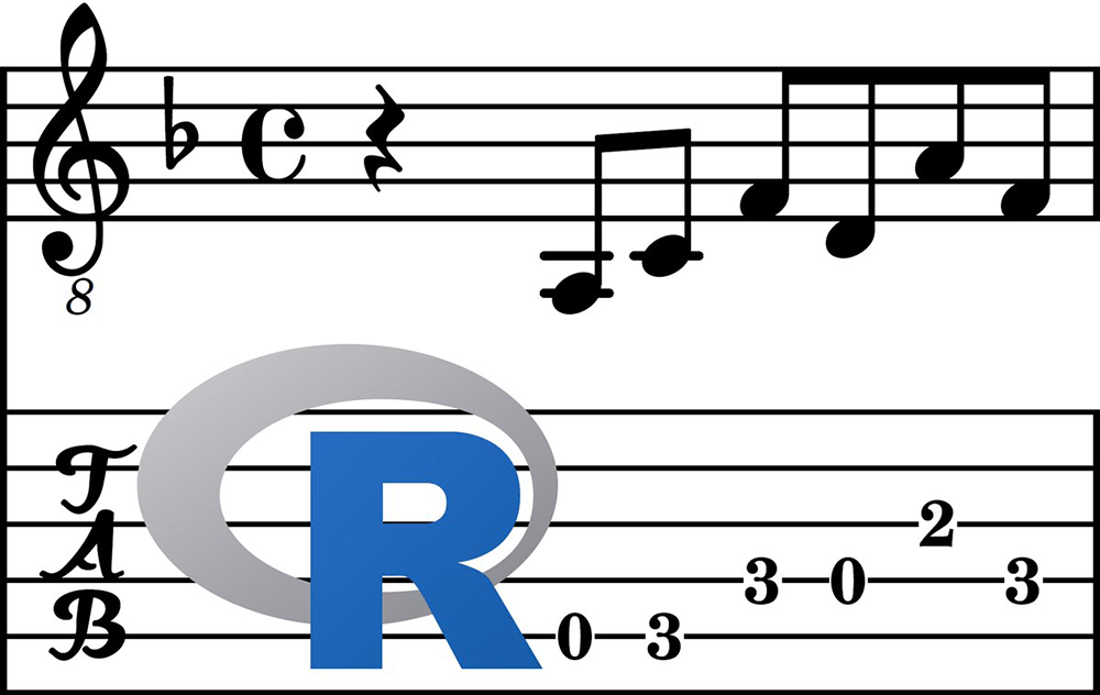 Introducing tabr: guitar tabs with R