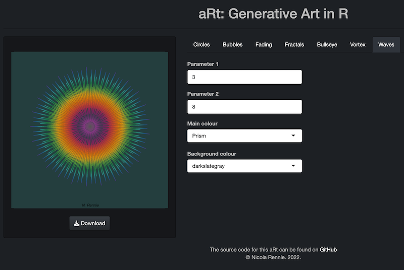aRt: Generative Art in R