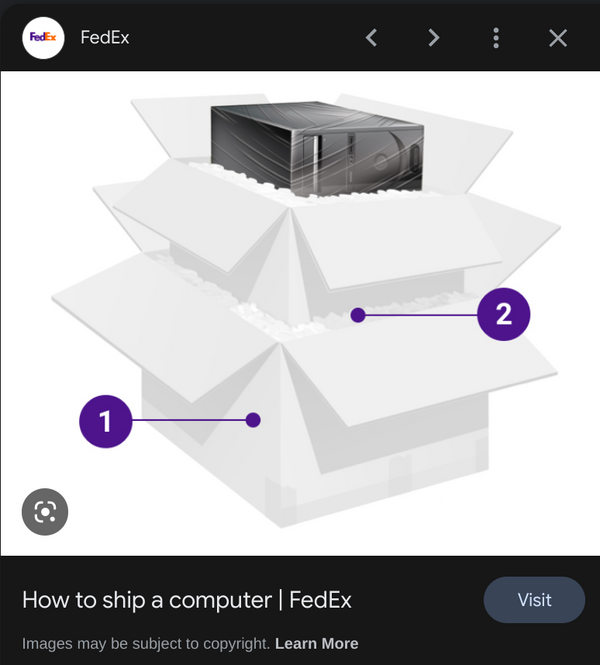 Shipping a Computer with Fedex