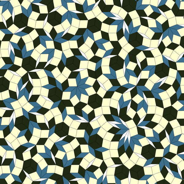 Aperiodic tilings with the de Bruijn method