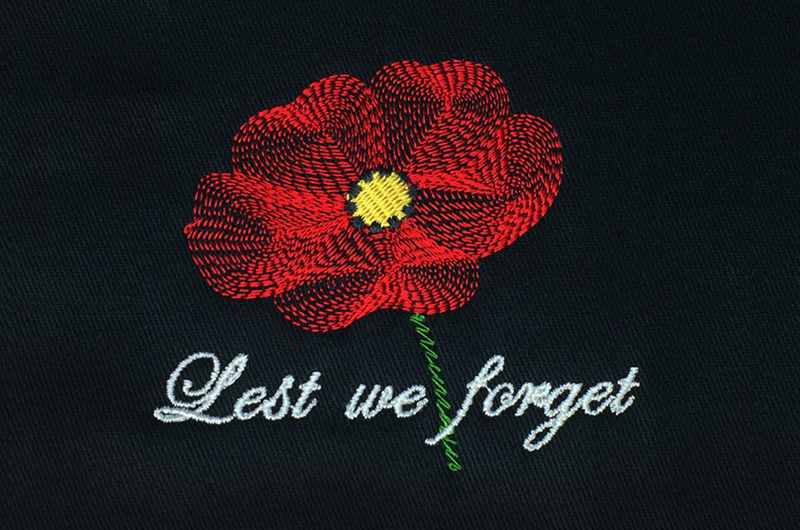 Poppy Flower free embroidery design