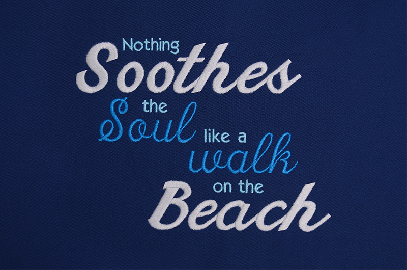 Beach Quote 1 free embroidery design