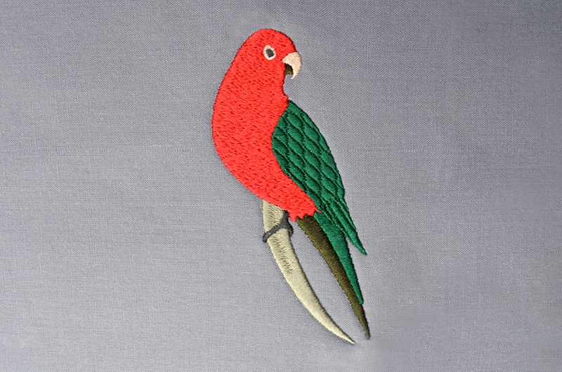 King Parrot free embroidery design