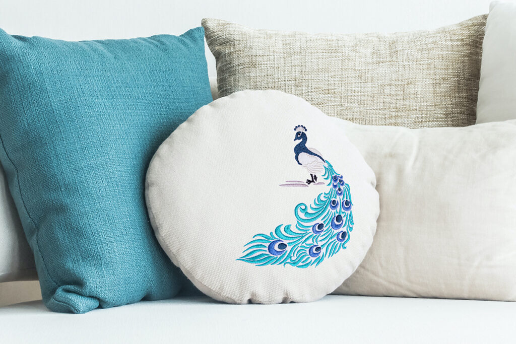 Peacock free embroidery design