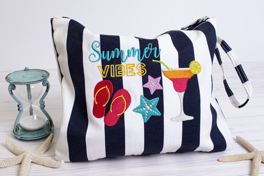 Summer Vibes free embroidery design