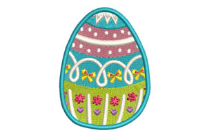 Easter Egg free embroidery design