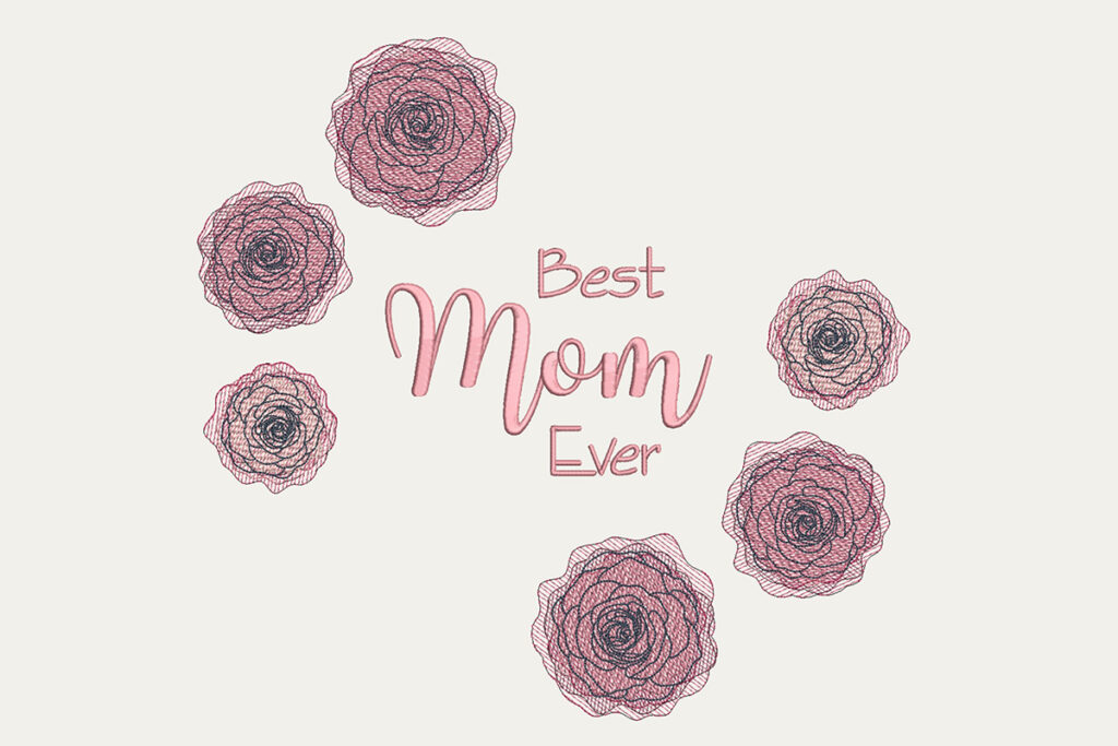 Best Mom Ever (multi) free embroidery design