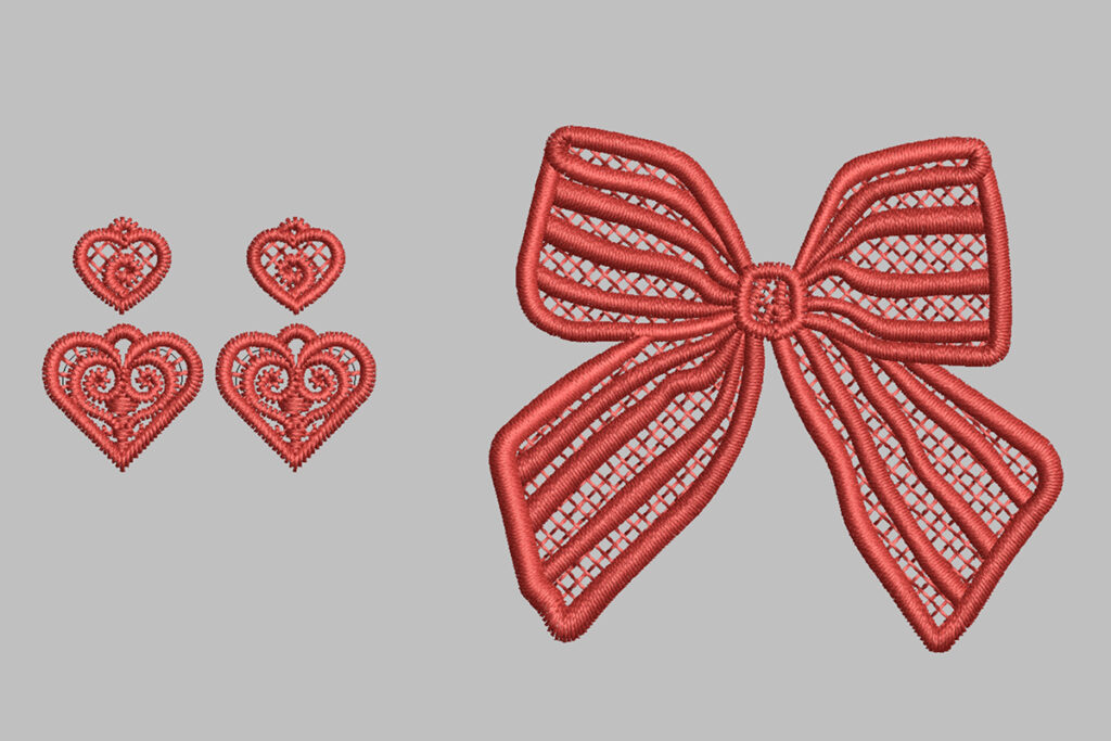 Free Standing Lace Jewelry free embroidery design