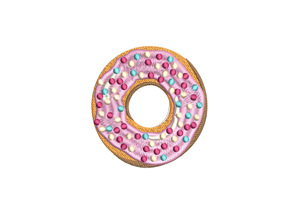 Donut Pink-Dots free embroidery design