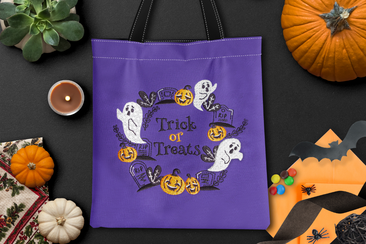 Circle of Ghosts & Graves free embroidery design