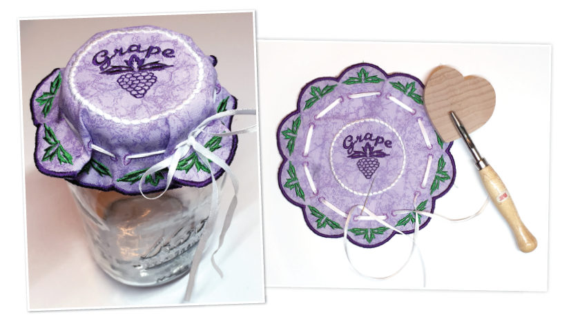 Jar Cover free embroidery design