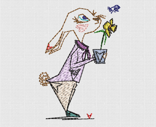 Easter Love free embroidery design