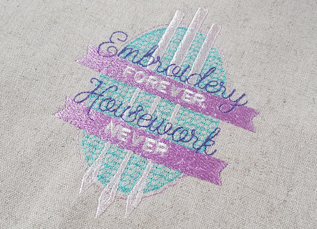 Embroidery Forever Housework Never free embroidery design