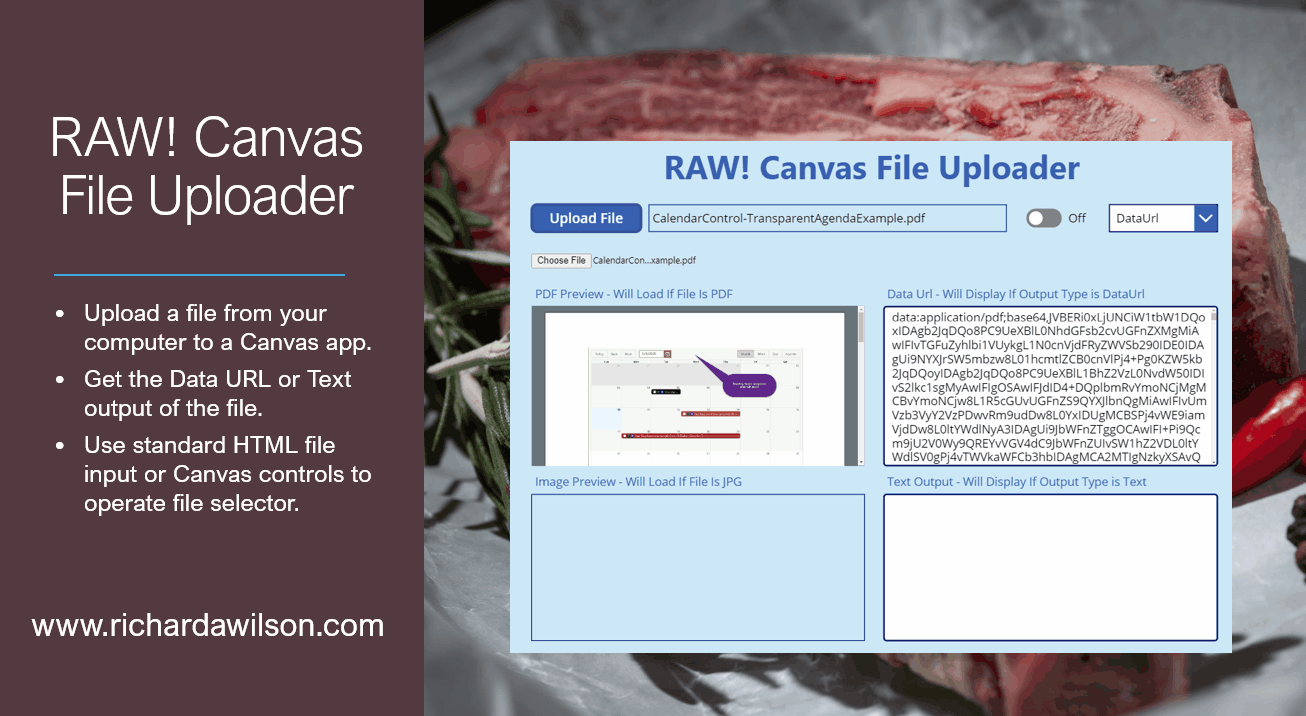 Canvas File Uploader