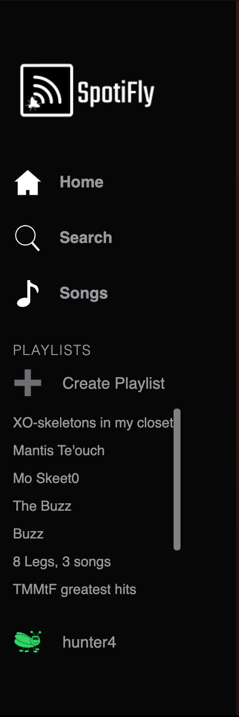 Spotifly sidebar-header