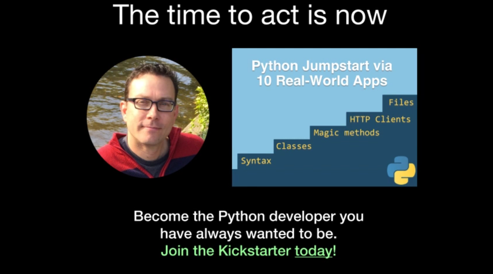 Watch Python Jumpstart by Building 10 Apps Course