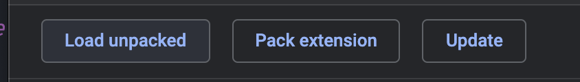 Load Unpacked Extension