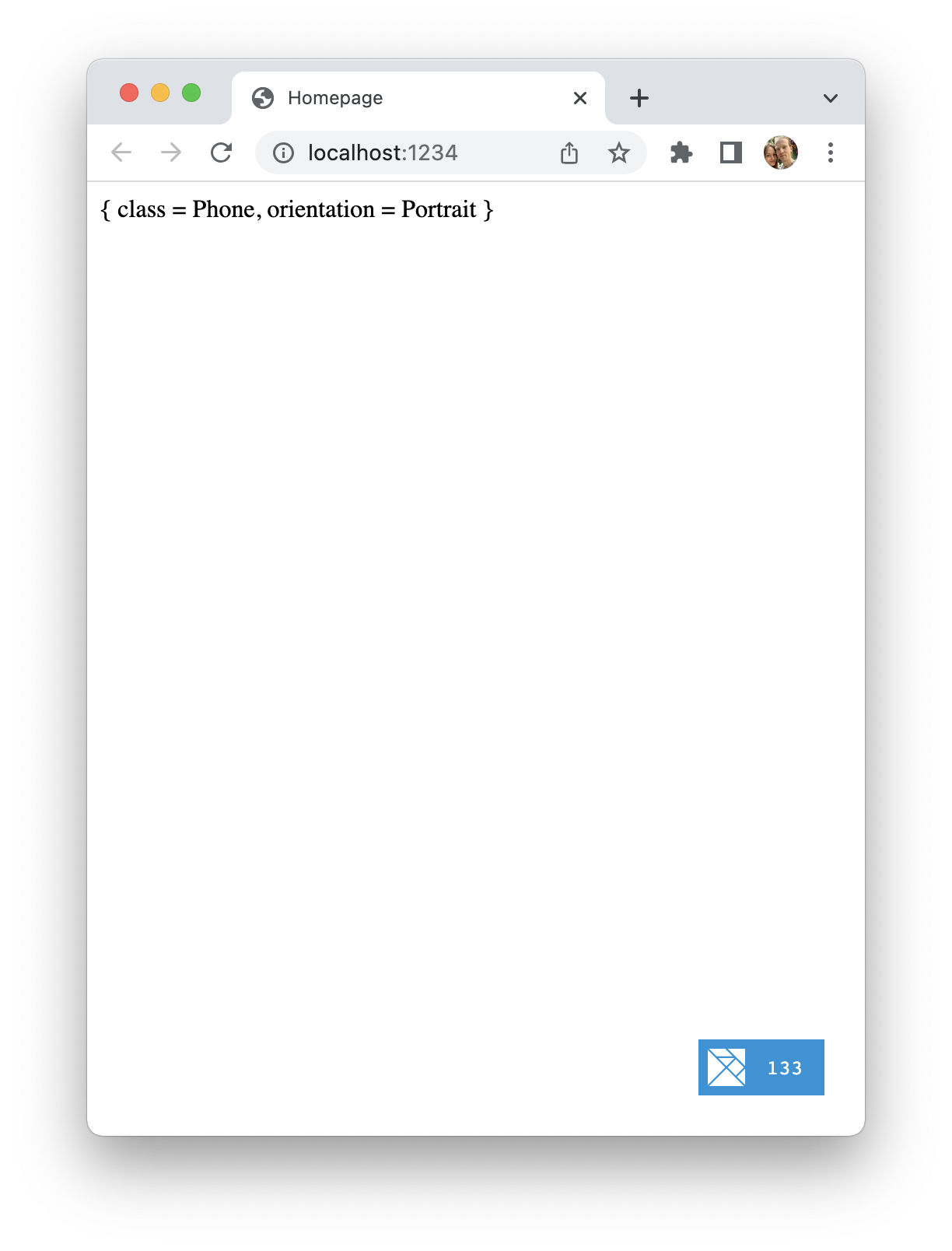 A webpage showing "Phone"