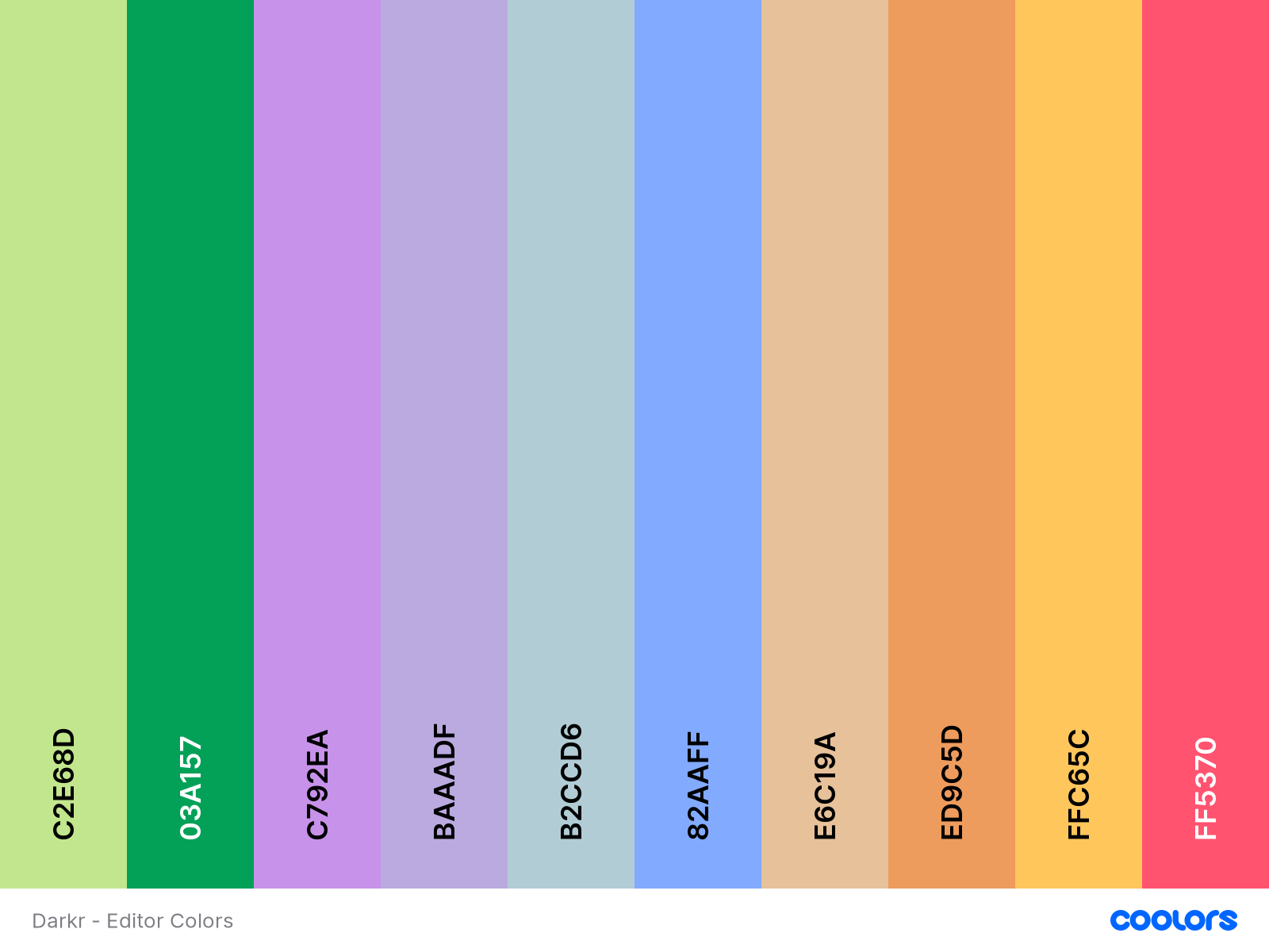 Main Color Palette