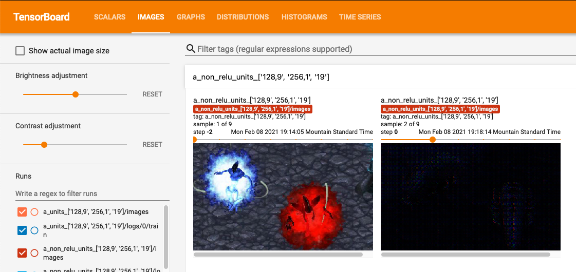 Tensorboard Images