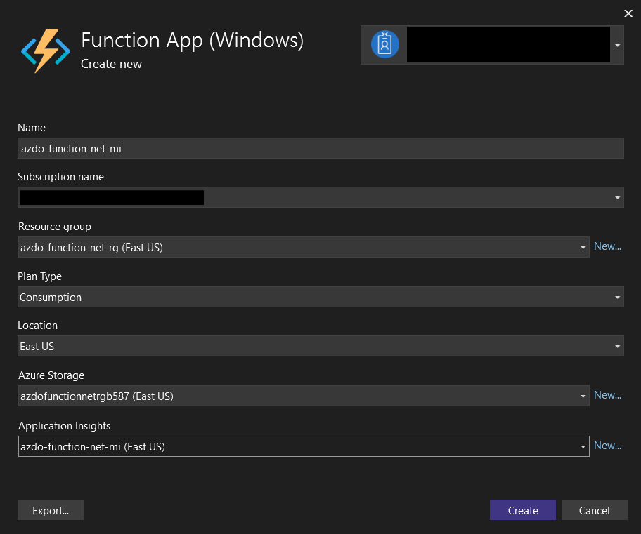 Publish Function to Azure 3