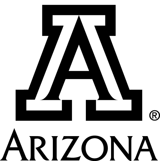 UArizona black block logo style