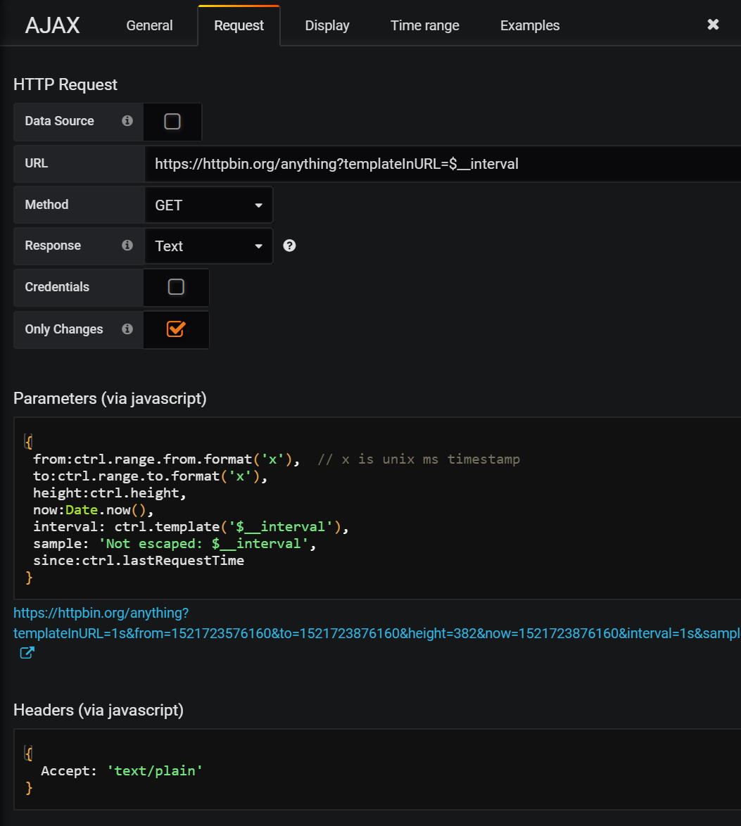 Ajax Plugin For Grafana Grafana Labs