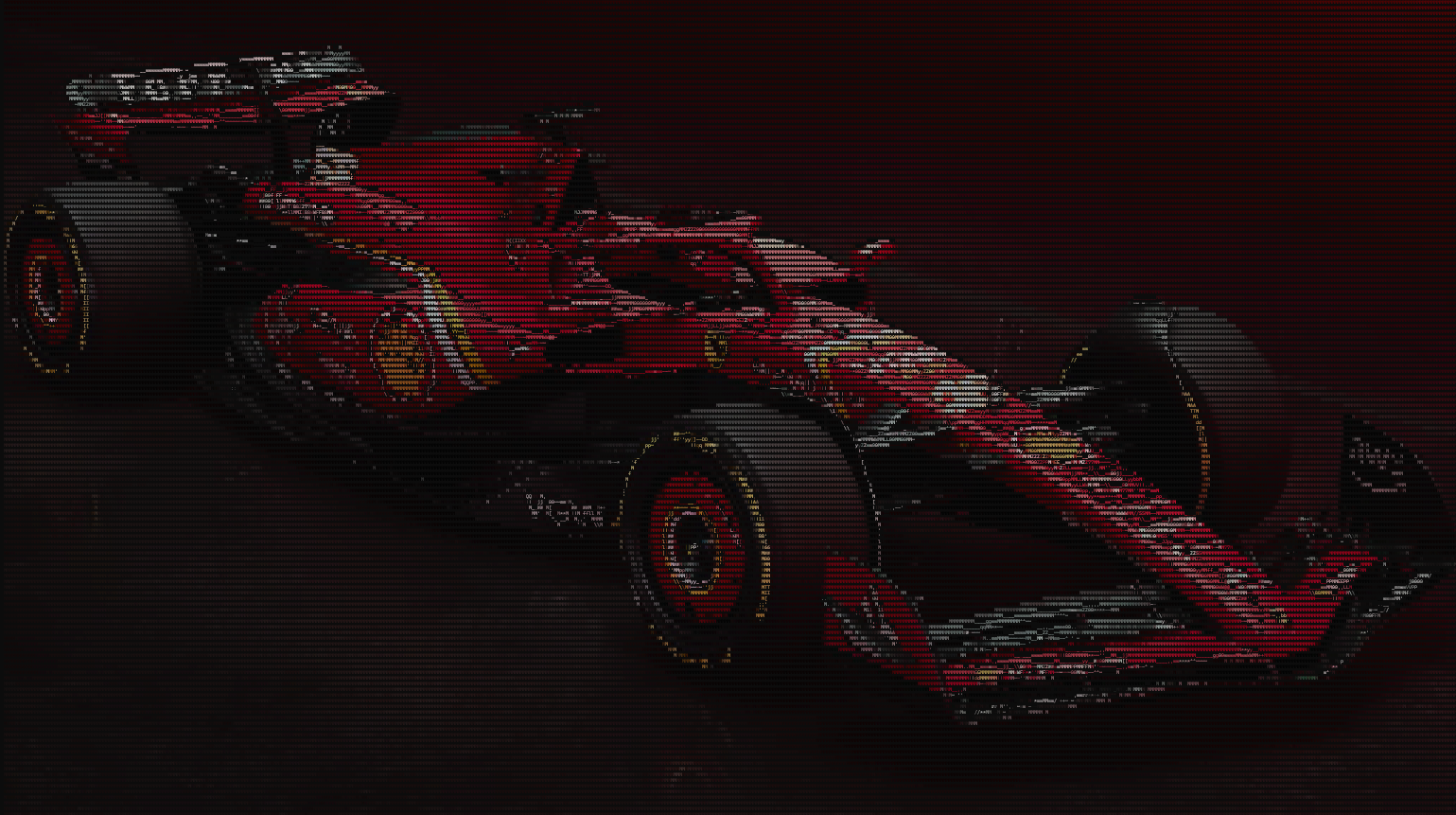 ASCII Ferrari Image