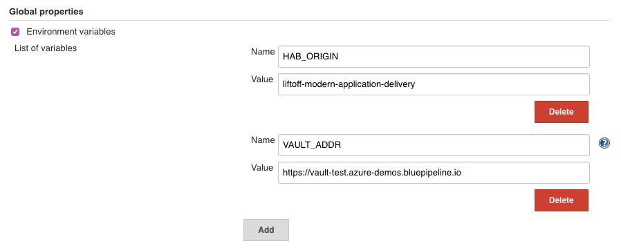 Jenkins Environment Variables