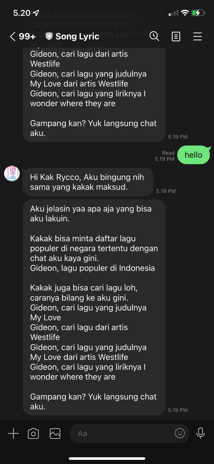 GitHub - ryccoatika/Line-Chat-Bot-Song-Lyrics: Line Chat Bot used for ...
