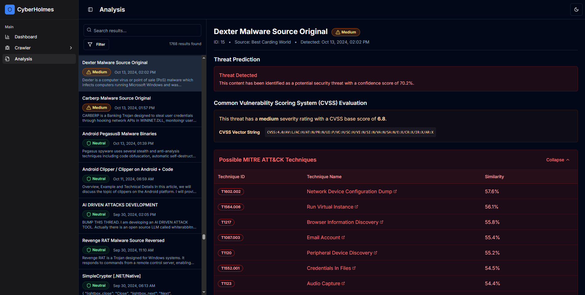 Threat Analysis 2