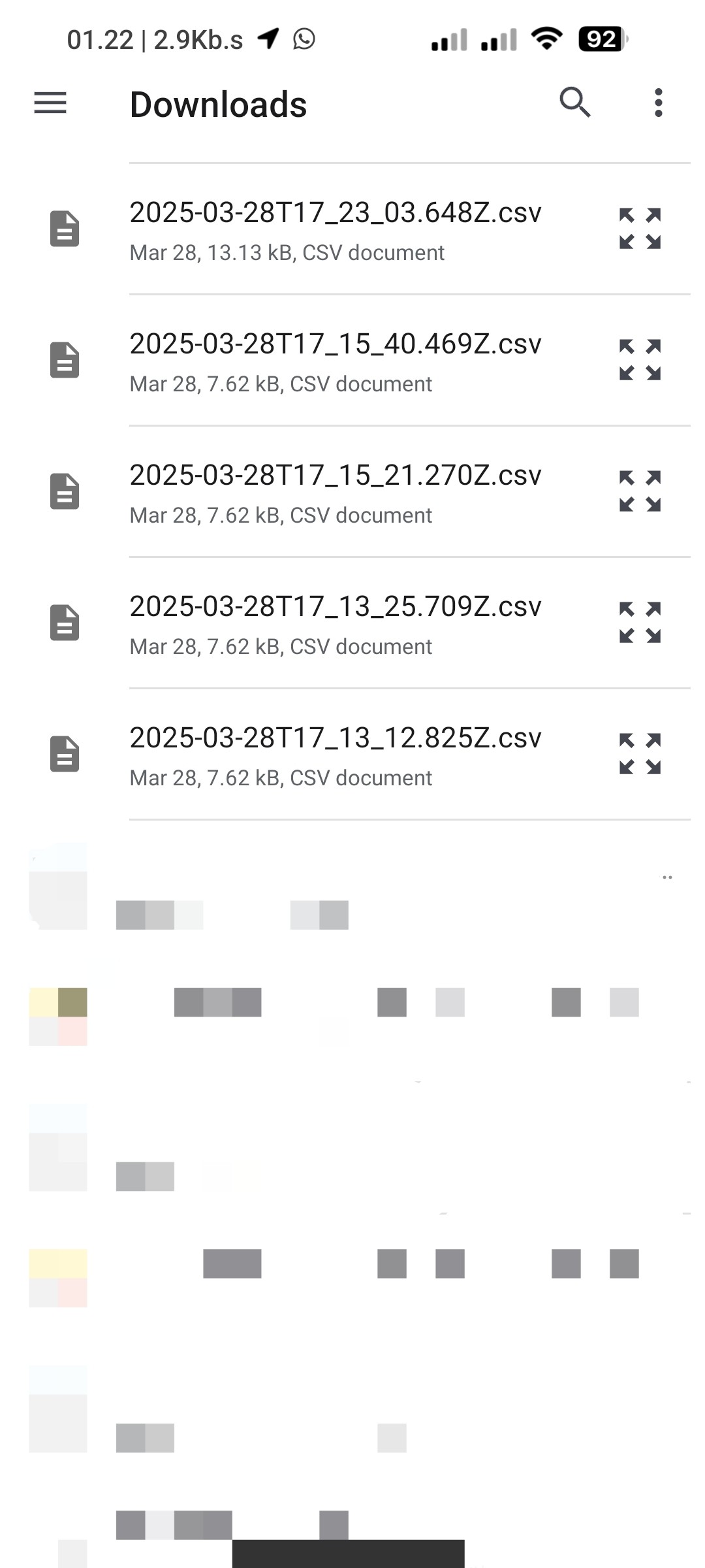 Open CSV on Android