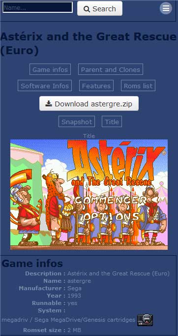 GitHub - ryosama/mame_explorer: Web interface to explorer MAME