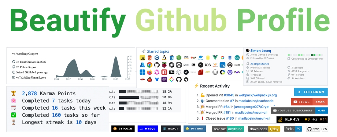 GitHub - rzashakeri/beautify-github-profile: This repository will ...