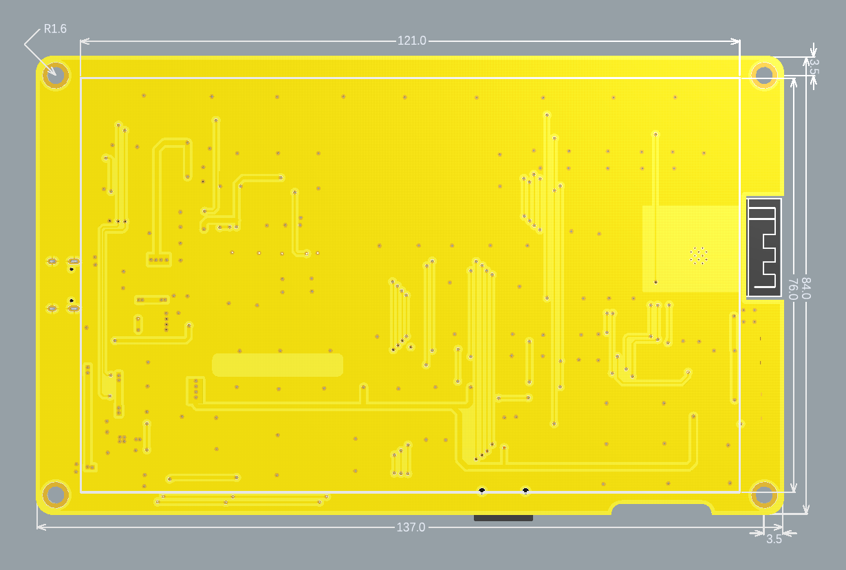 ESP32-8048S050 back