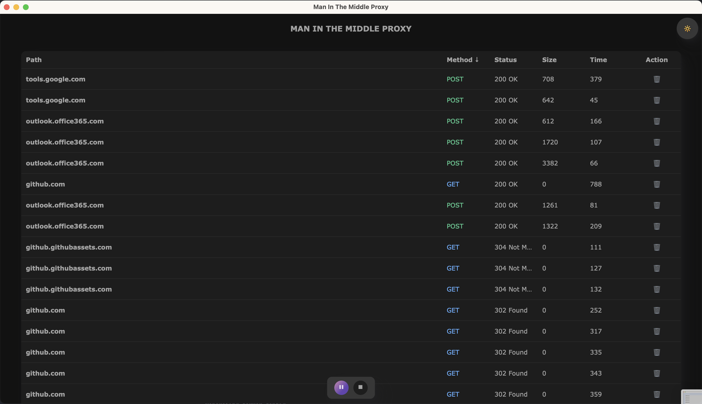 Mitm proxy Screenshot 2