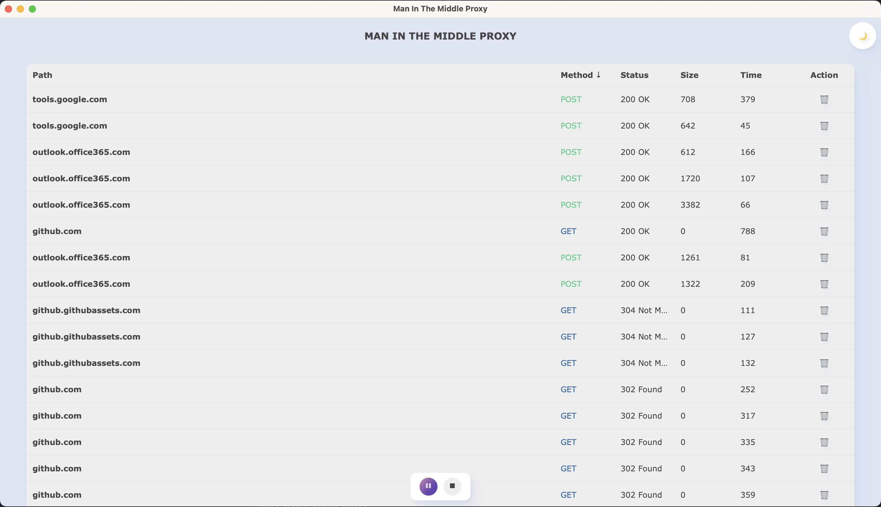 Mitm proxy Screenshot 2