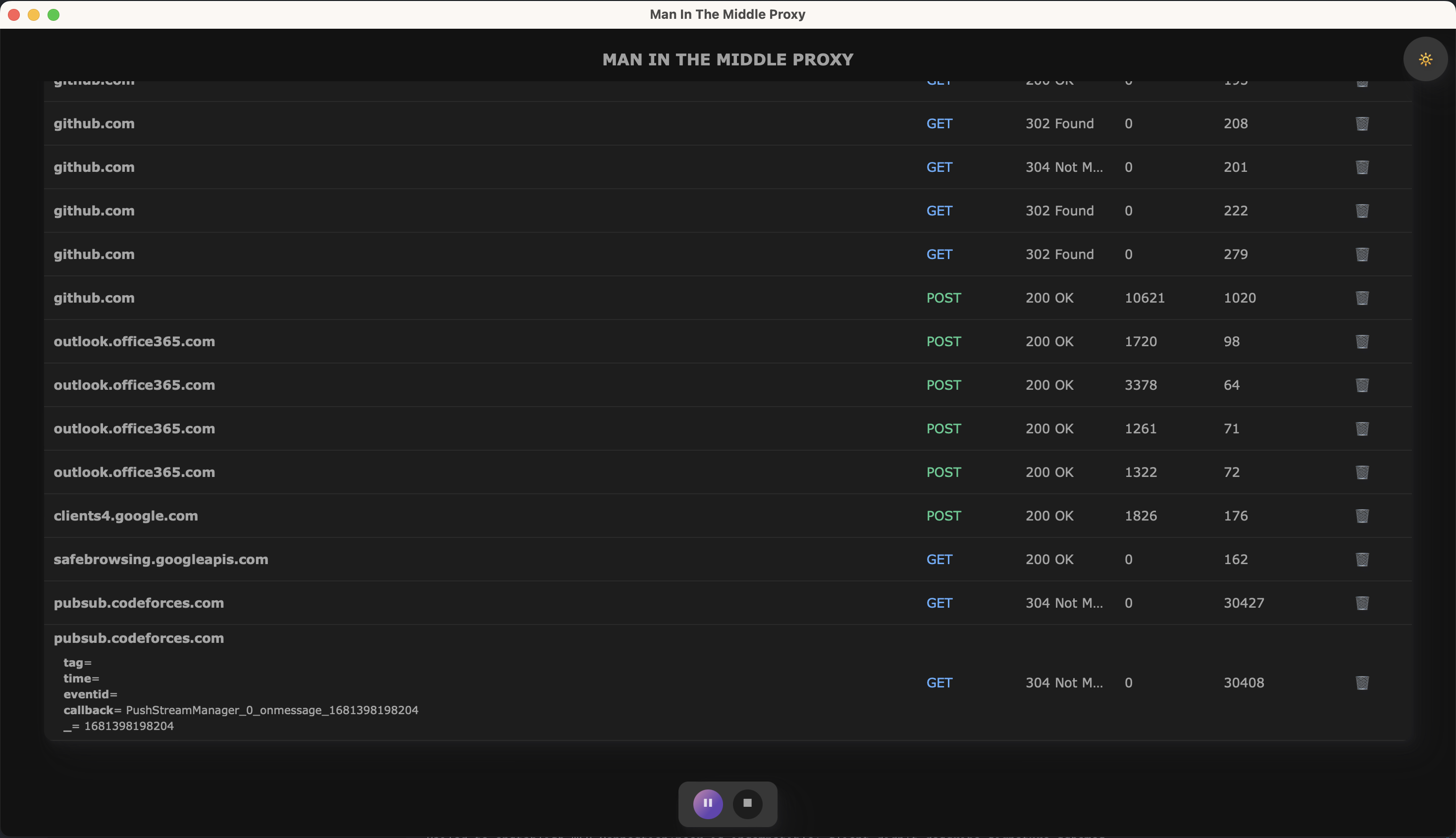 Mitm proxy Screenshot 2