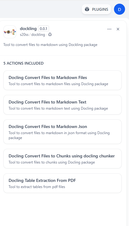 Tools List